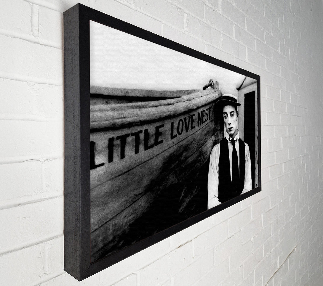  A Canvas Print of Buster Keaton Little Love Nest Canvas Print