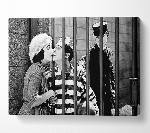  A Canvas Print of Buster Keaton Canvas Wall Art