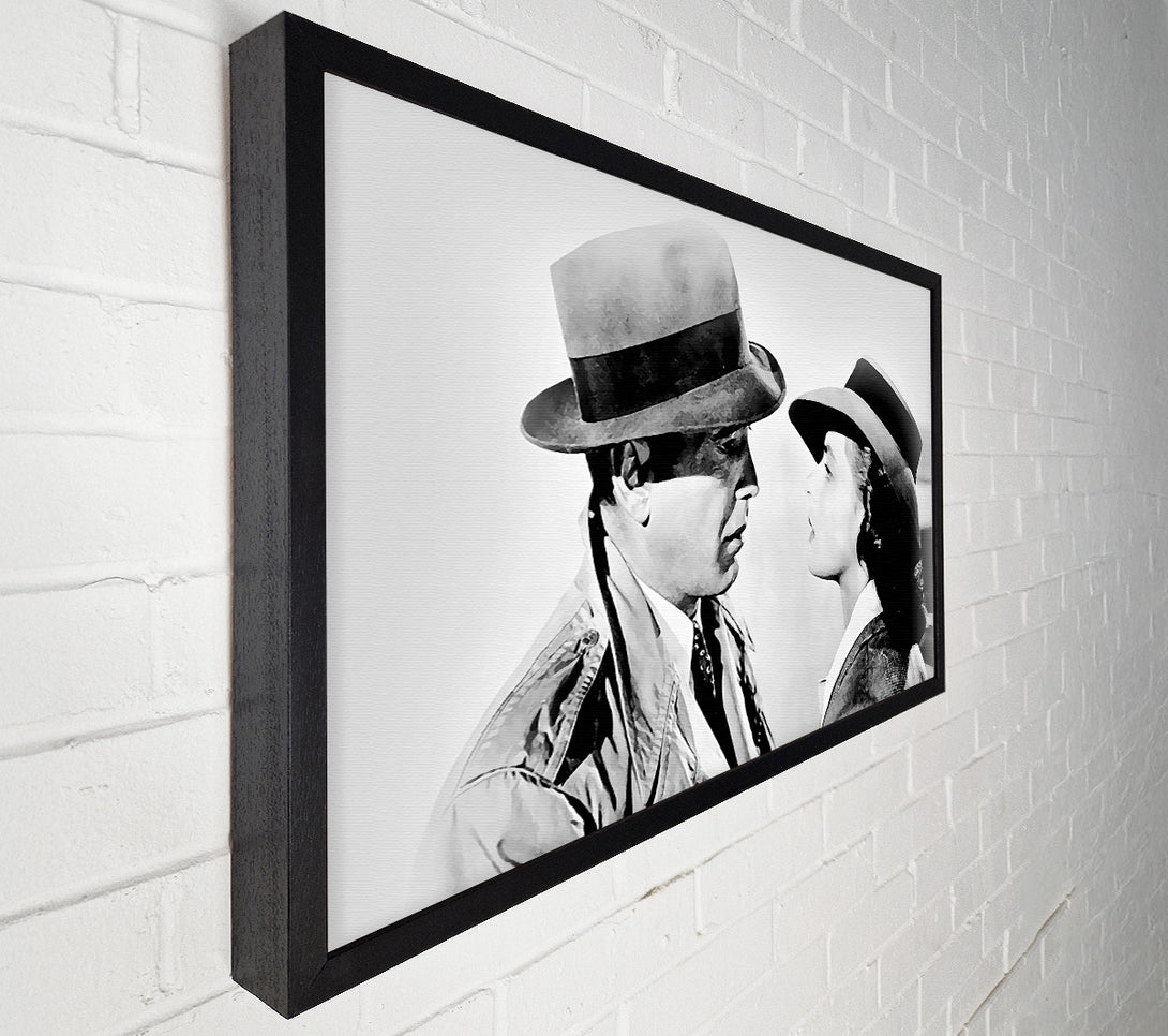  A Canvas Print of Casablanca The Look B n W Canvas Print