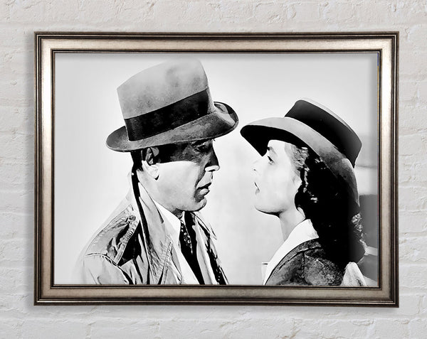 Casablanca The Look B n W Framed Print