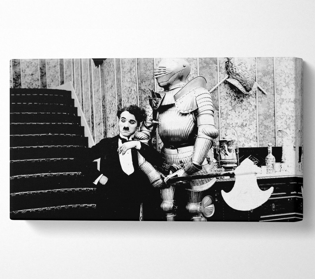  A Canvas Print of Charlie Chaplin 2 Canvas Print