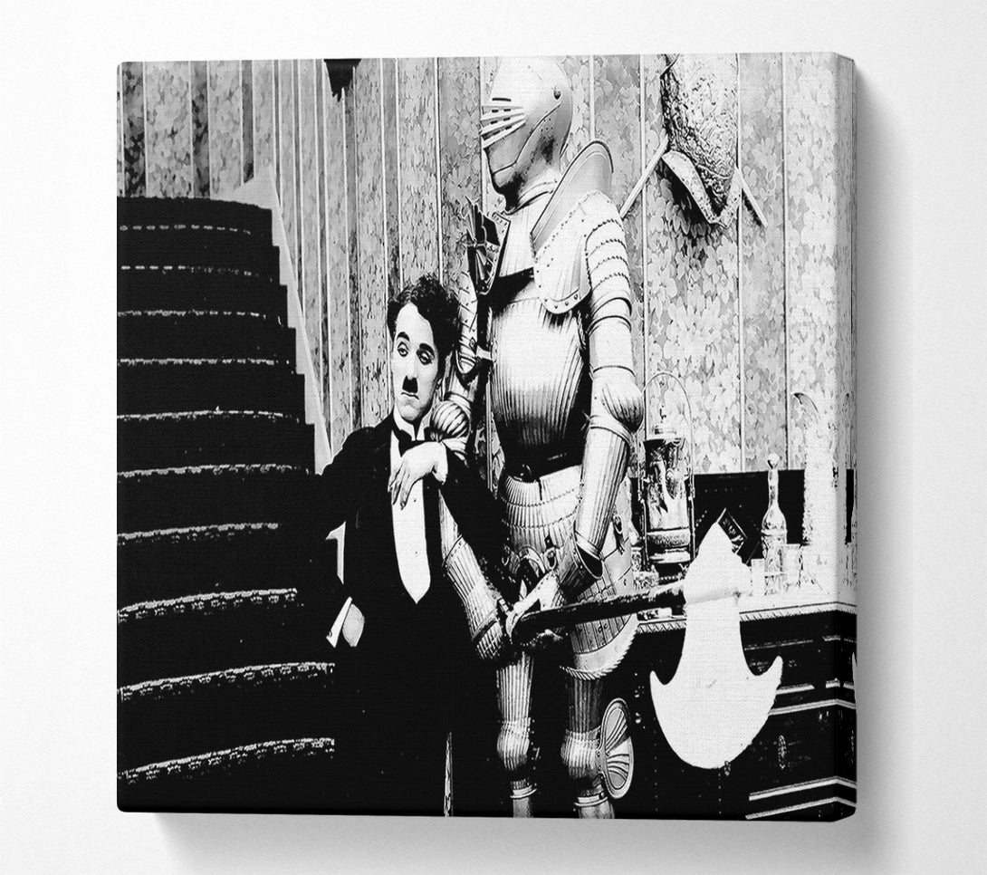  A Canvas Print of Charlie Chaplin 2 Canvas Print