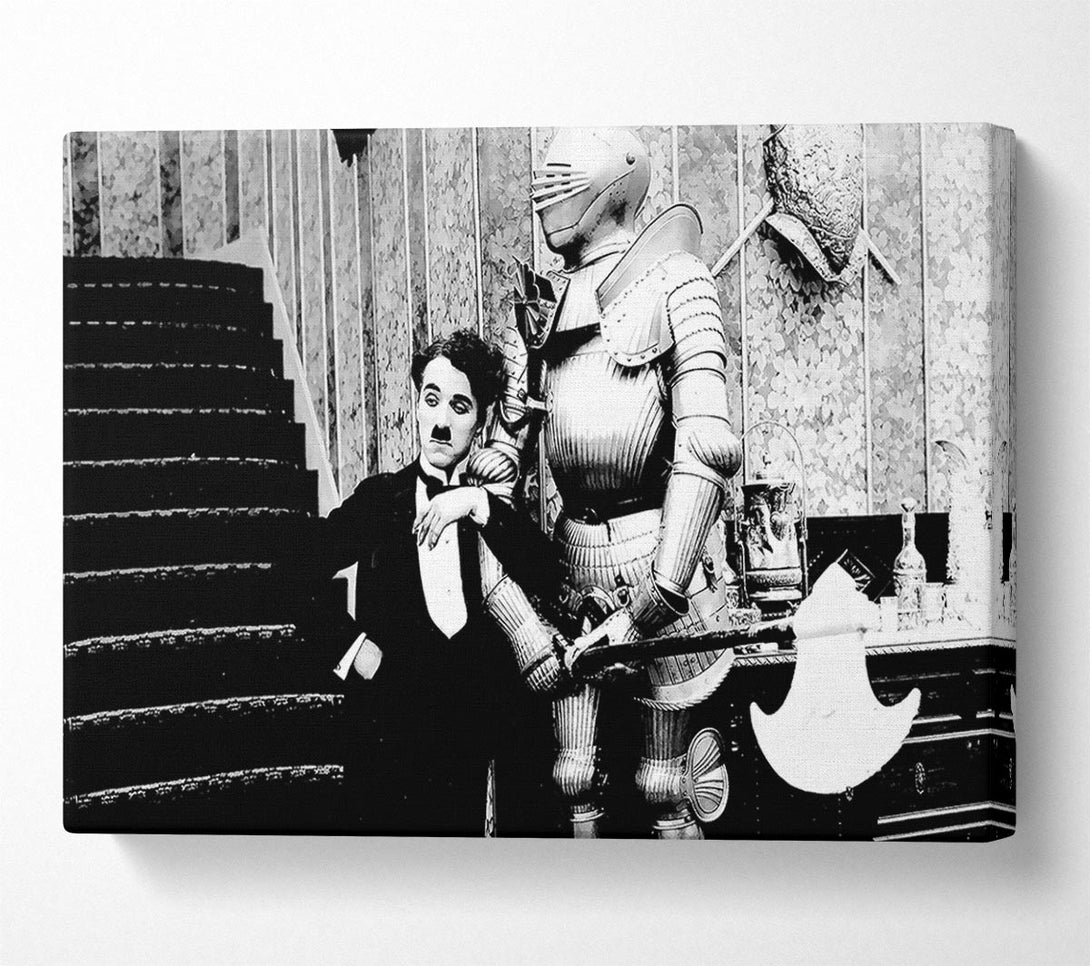  A Canvas Print of Charlie Chaplin 2 Canvas Print