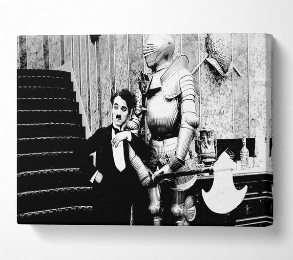  A Canvas Print of Charlie Chaplin 2 Canvas Print
