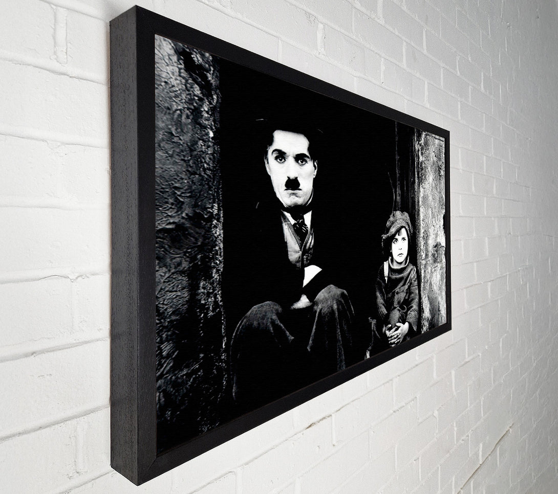  A Canvas Print of Charlie Chaplin The Kid Canvas Wall Art