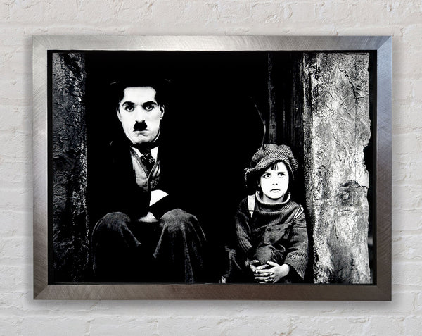 Charlie Chaplin The Kid Framed Print