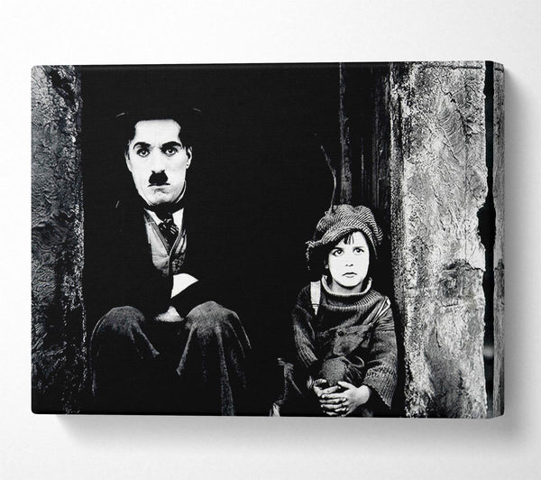  A Canvas Print of Charlie Chaplin The Kid Canvas Wall Art