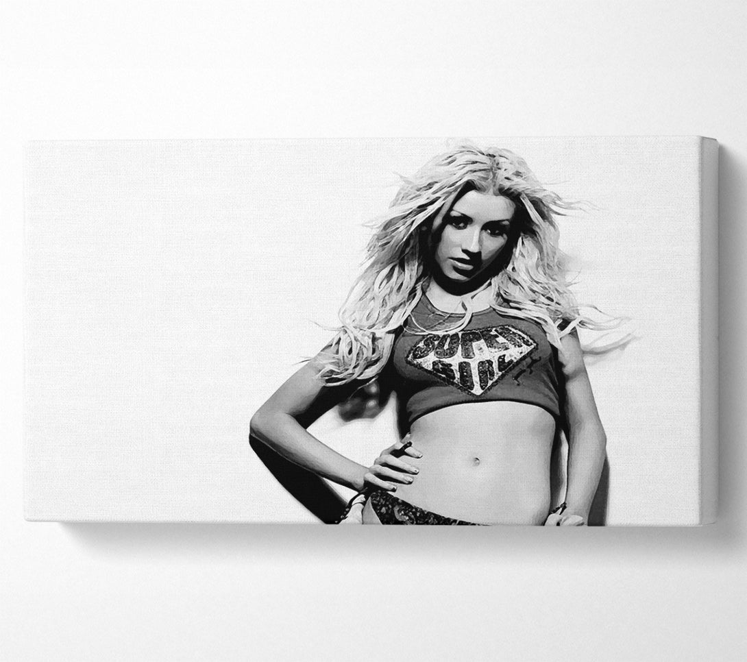  A Canvas Print of Christina Canvas Print
