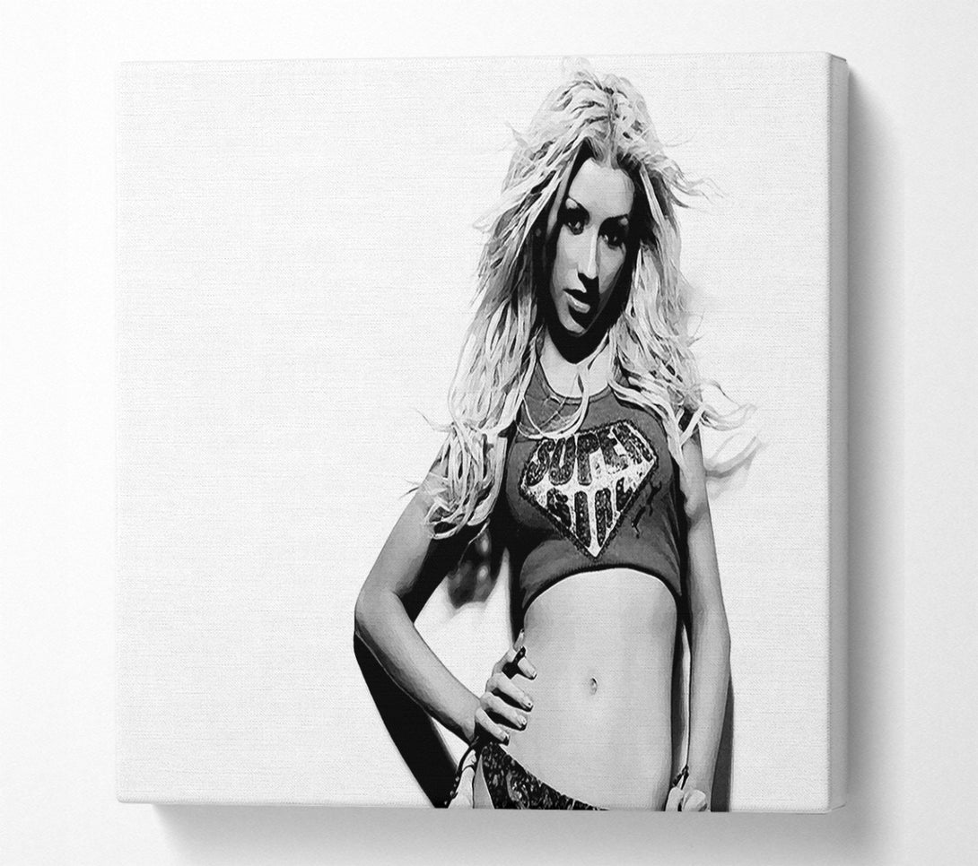  A Canvas Print of Christina Canvas Print