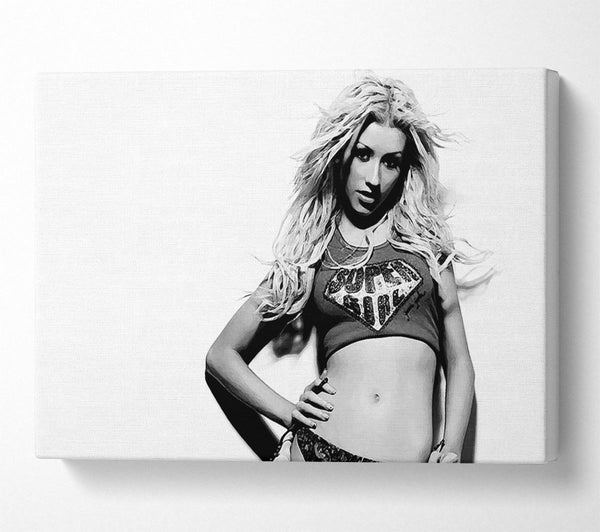 A Canvas Print of Christina Canvas Print