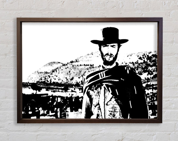 Clint Eastwood The Good The Bad The Ugly Framed Print