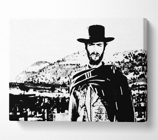  A Canvas Print of Clint Eastwood The Good The Bad The Ugly Canvas Print