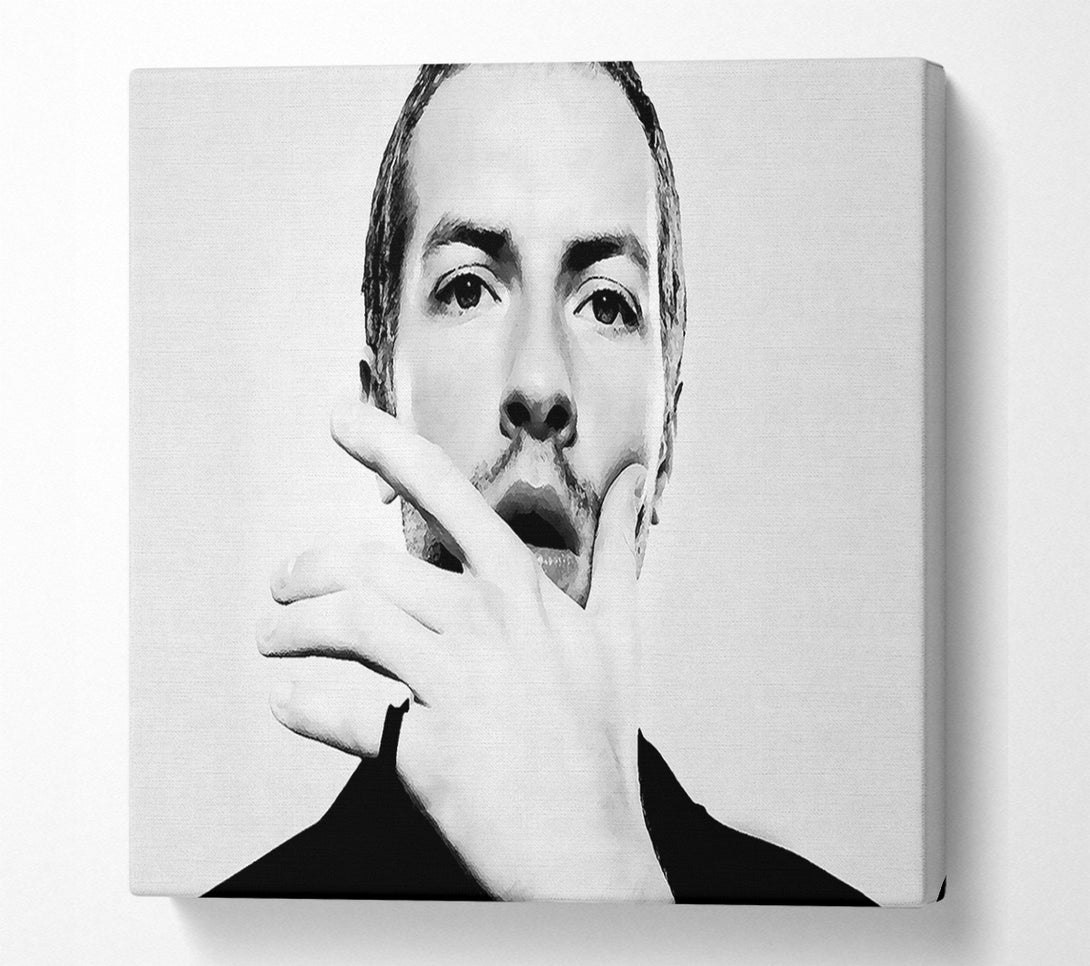  A Canvas Print of Cold Play Chris Martin Canvas Art
