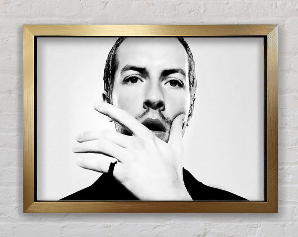 Cold Play Chris Martin Framed Print