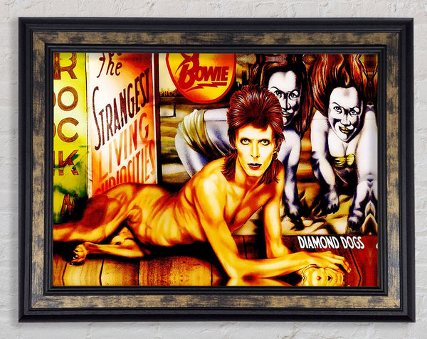 David Bowie Diamond Dogs Framed Print