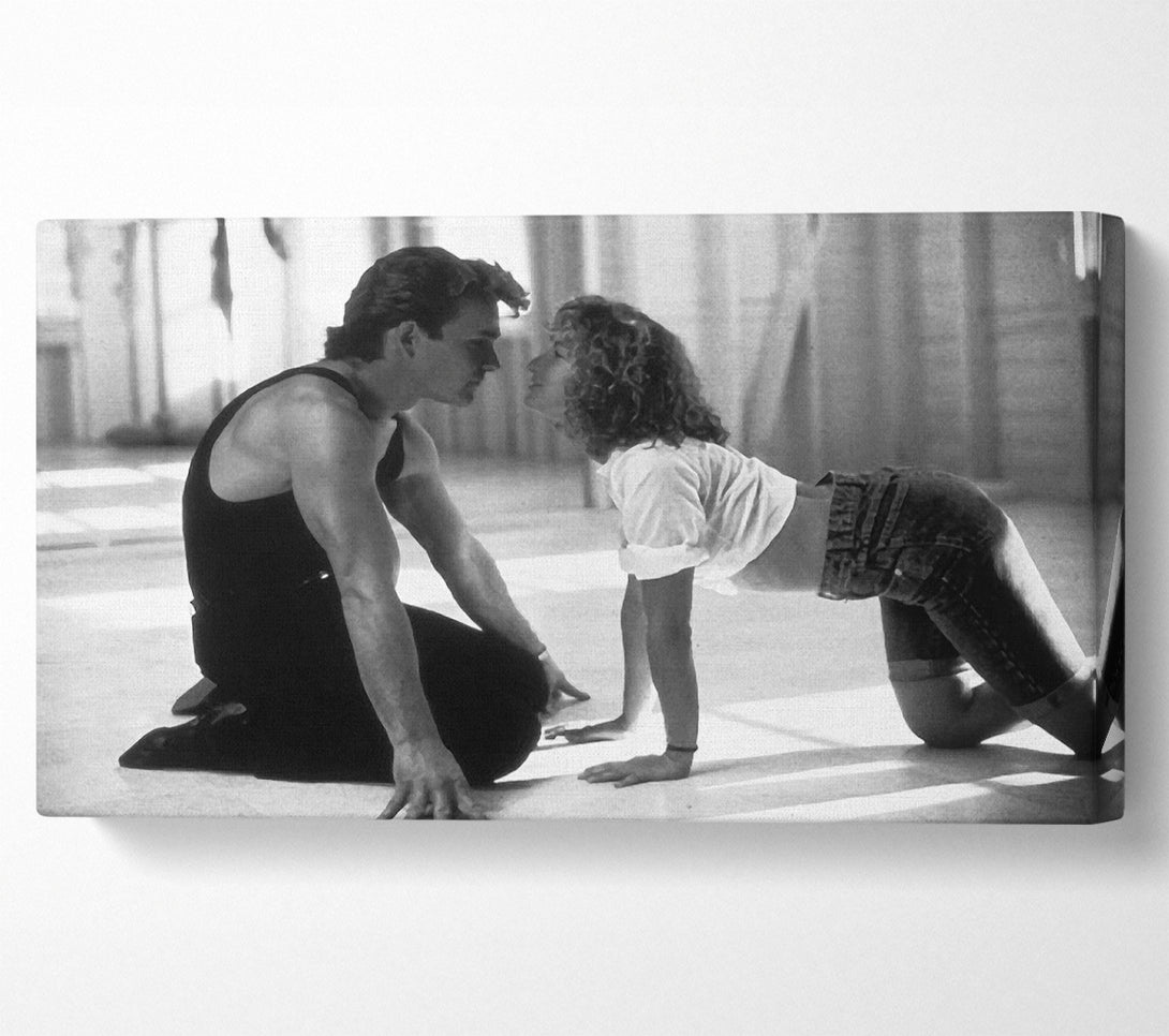  A Canvas Print of Dirty Dancing Baby And Johnnie Canvas Wall Art