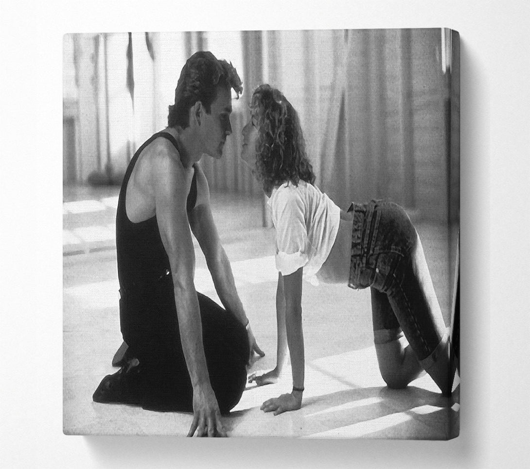  A Canvas Print of Dirty Dancing Baby And Johnnie Canvas Wall Art
