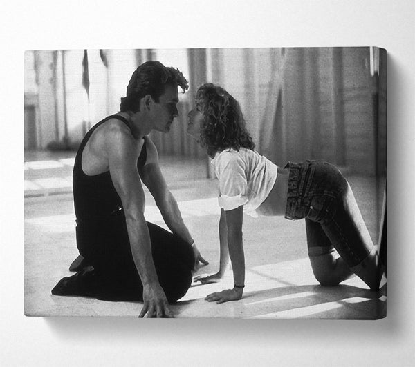  A Canvas Print of Dirty Dancing Baby And Johnnie Canvas Wall Art