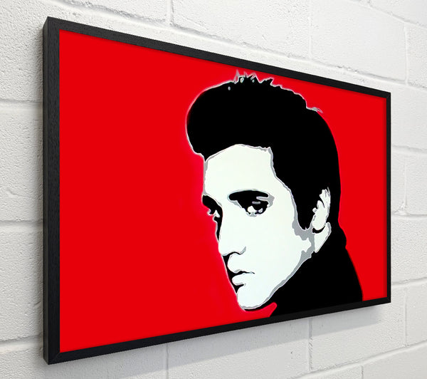 Elvis Portrait Red