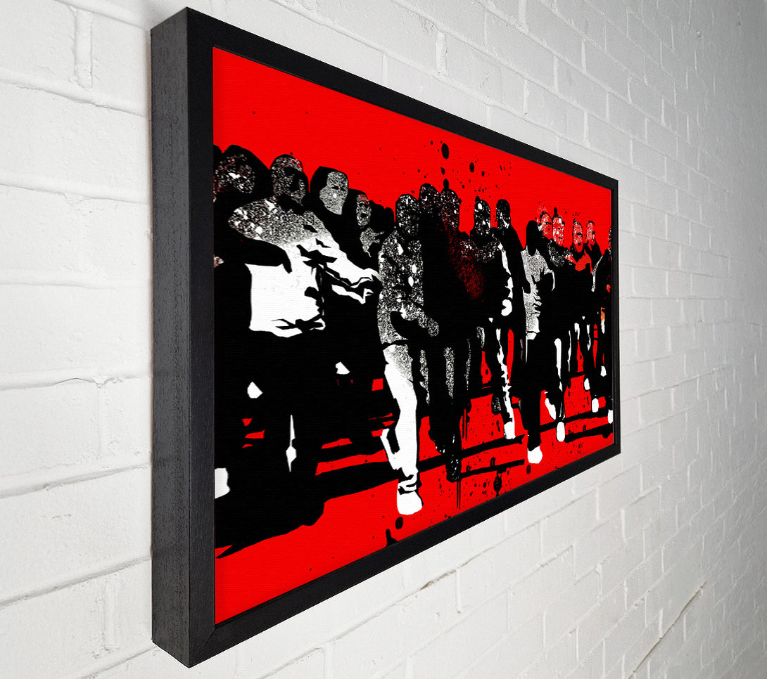  A Canvas Print of Football Factory Battle Canvas Art