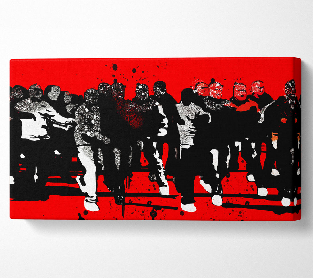  A Canvas Print of Football Factory Battle Canvas Art