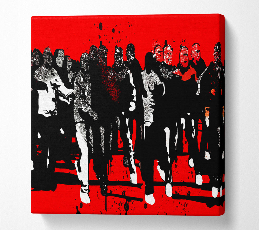  A Canvas Print of Football Factory Battle Canvas Art