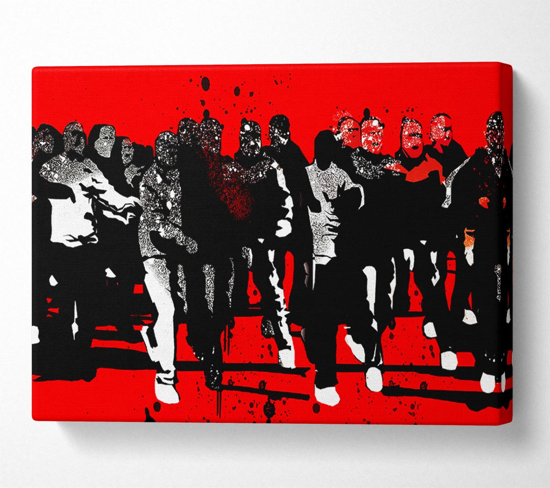  A Canvas Print of Football Factory Battle Canvas Art