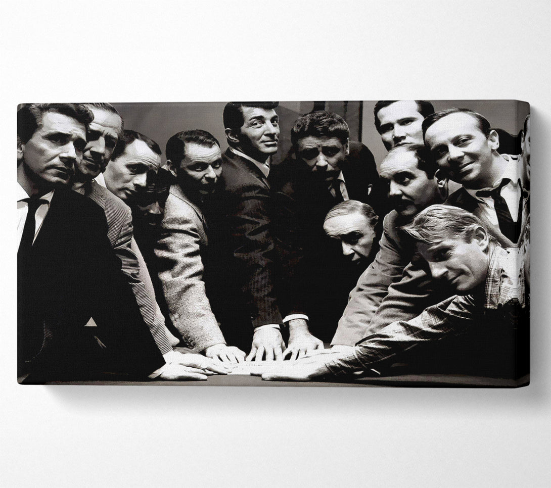  A Canvas Print of Frank Sinatra Ocean 11 Original Canvas Print