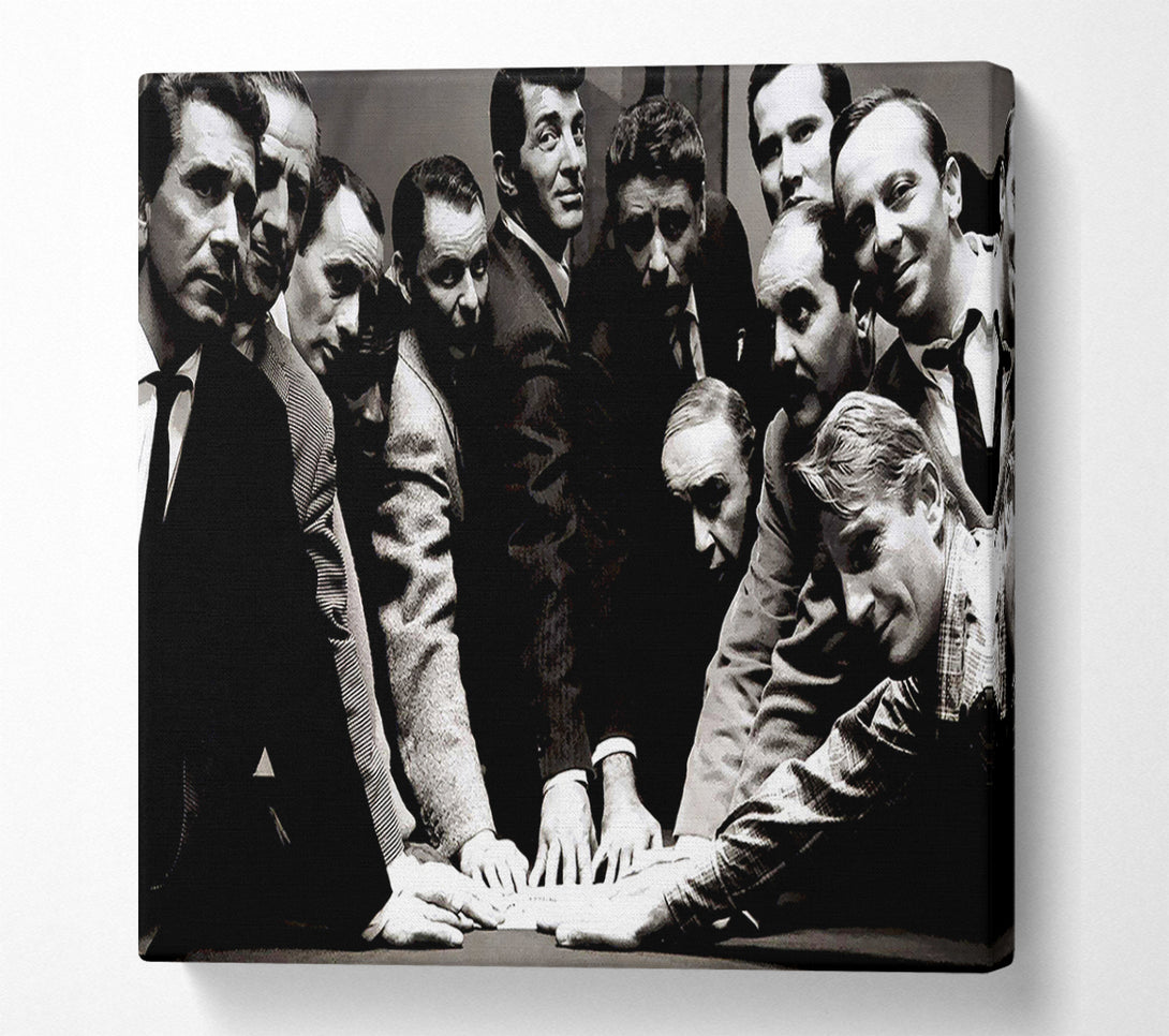  A Canvas Print of Frank Sinatra Ocean 11 Original Canvas Print