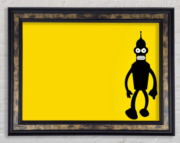 Futurama Bender Framed Print