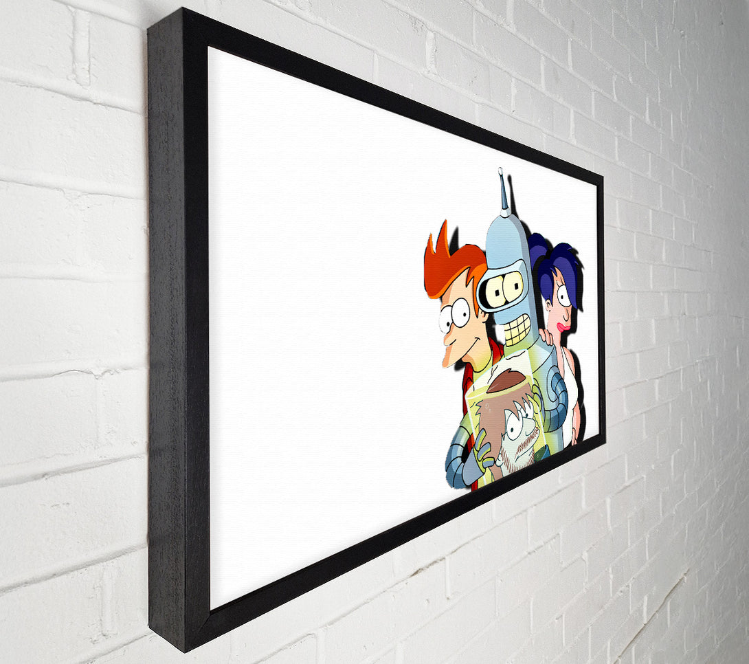  A Canvas Print of Futurama Cast Canvas Print