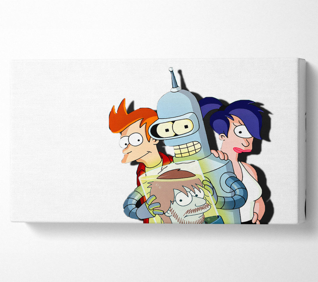  A Canvas Print of Futurama Cast Canvas Print