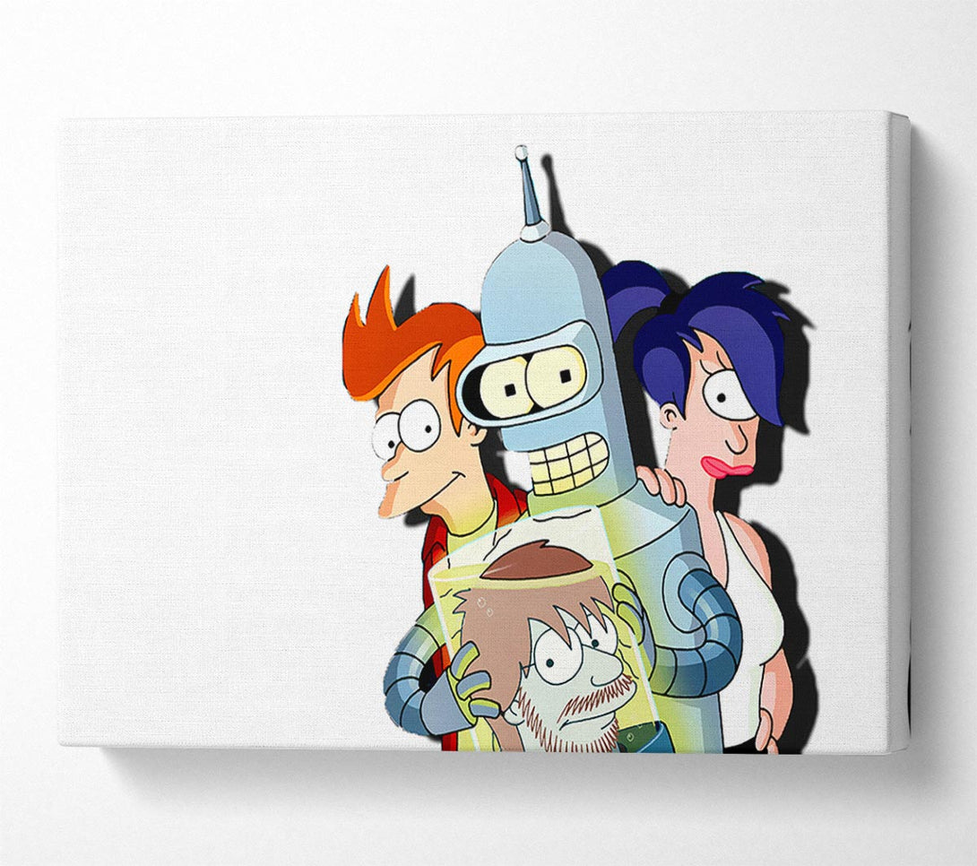  A Canvas Print of Futurama Cast Canvas Print