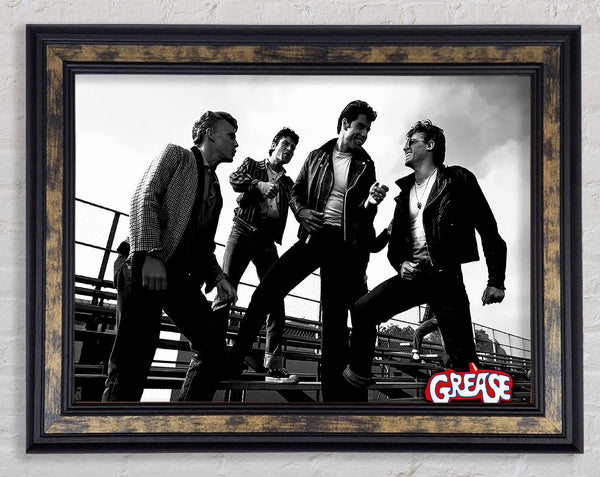 Grease T-Birds Framed Print