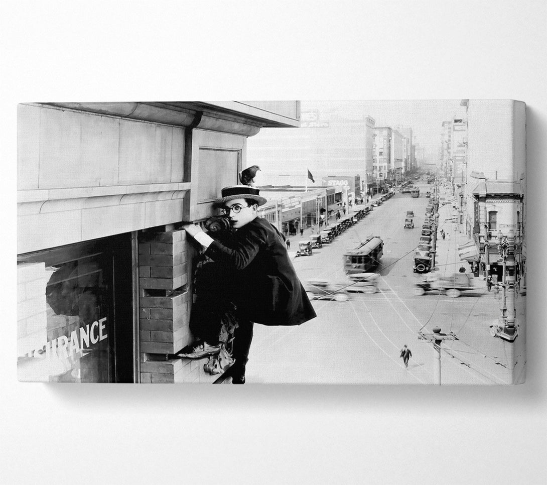  A Canvas Print of Harold Lloyd Building Canvas Art