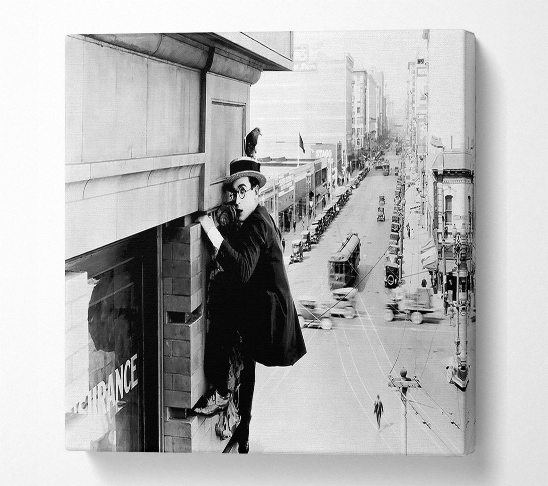  A Canvas Print of Harold Lloyd Building Canvas Art