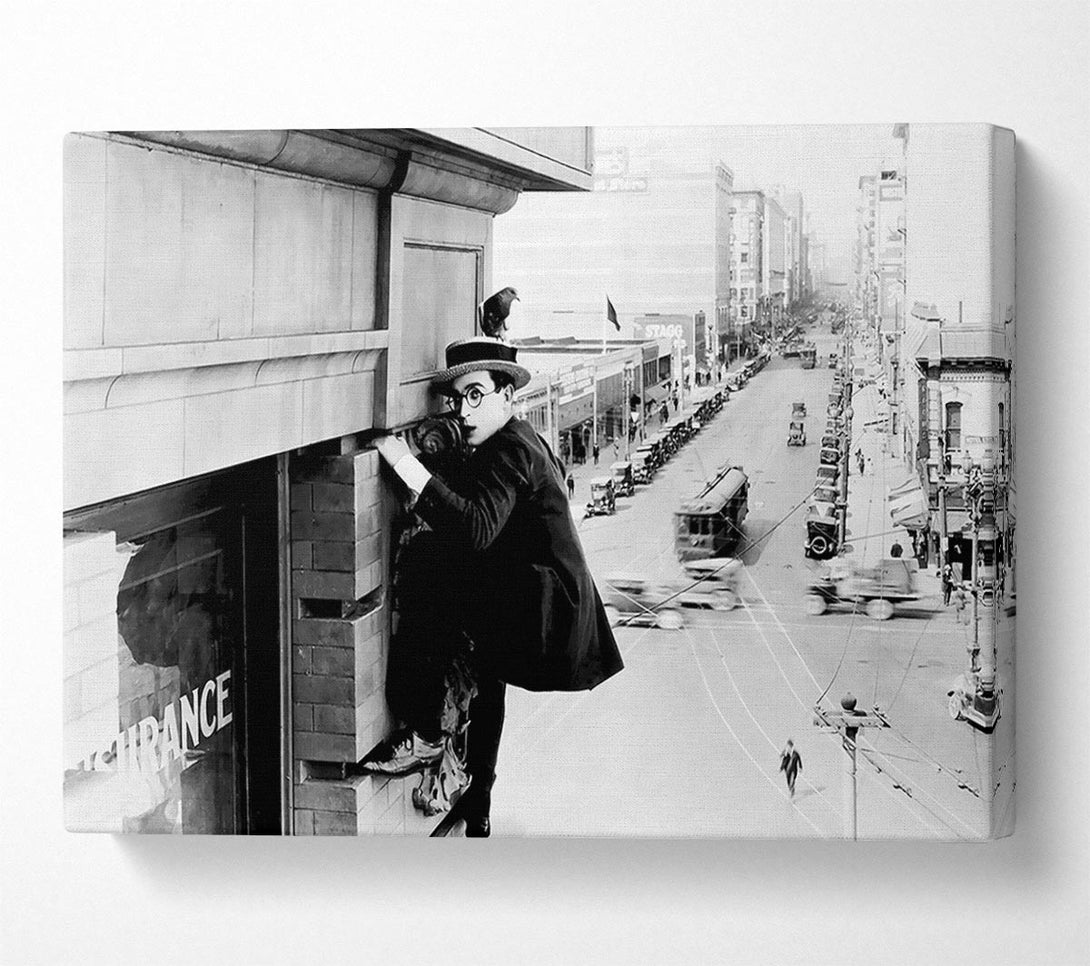  A Canvas Print of Harold Lloyd Building Canvas Art