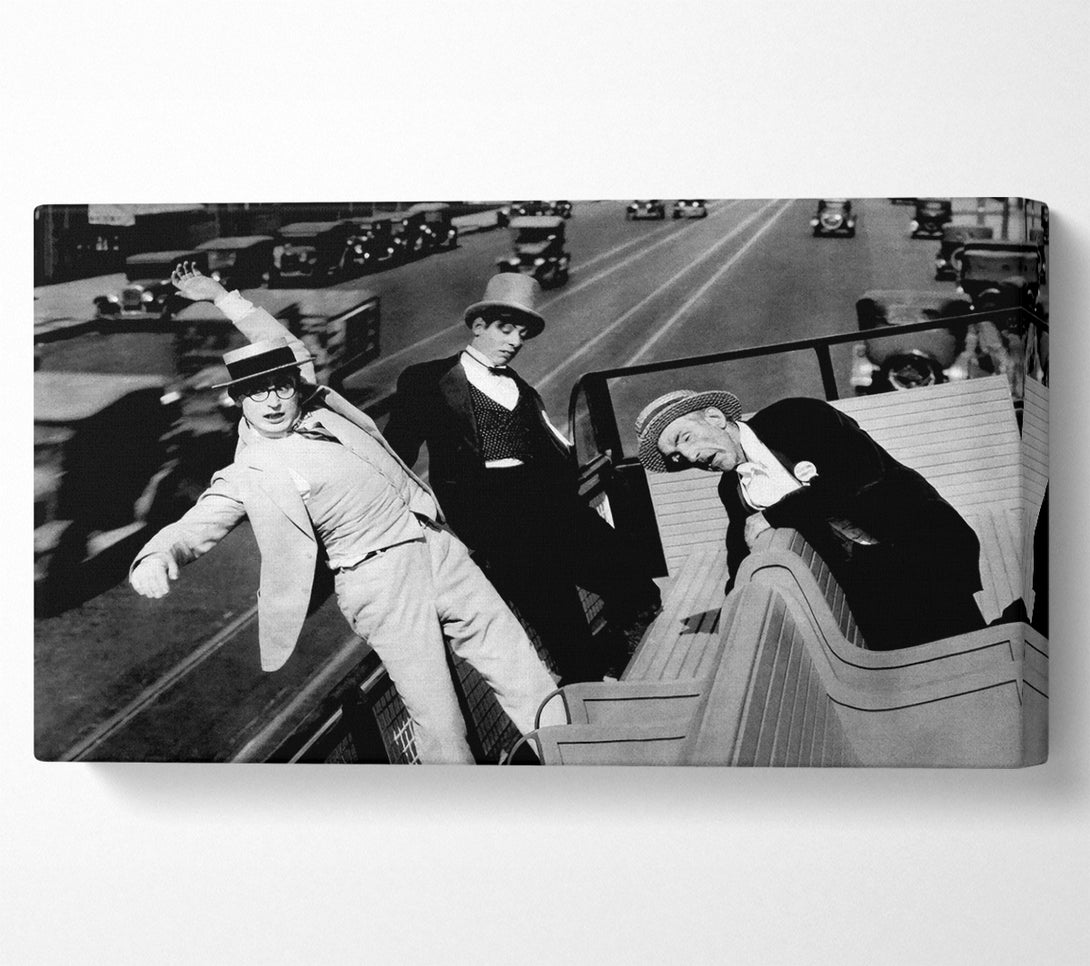  A Canvas Print of Harold Lloyd Trams Canvas Art