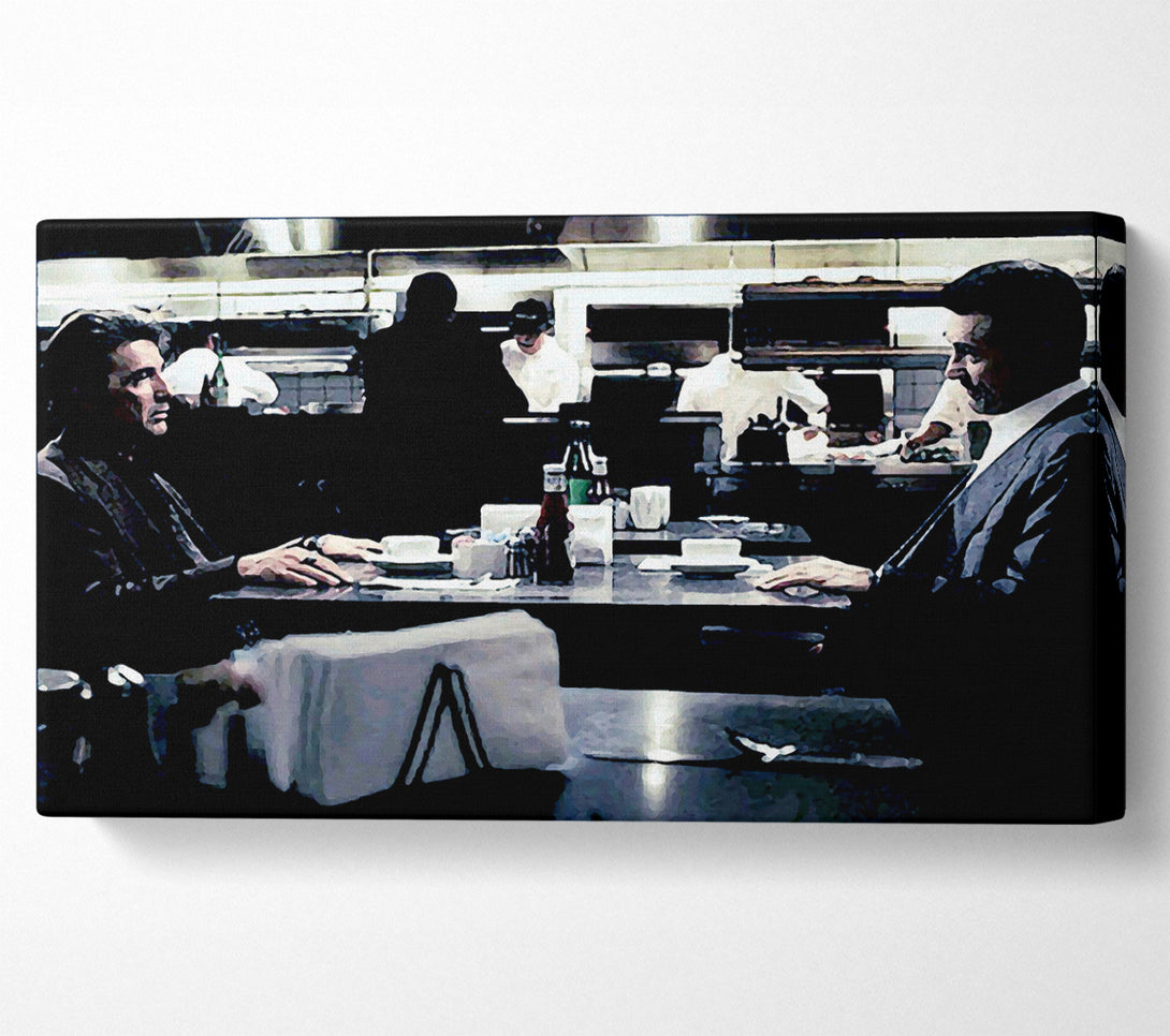  A Canvas Print of Heat Al Pacino Robert De Niro Face Off Canvas Print