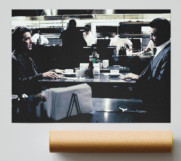 Heat Al Pacino Robert De Niro Face Off Print