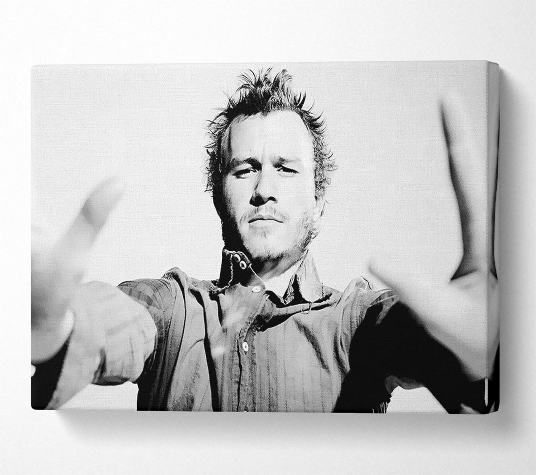  A Canvas Print of Heath Ledger Hands Canvas Art