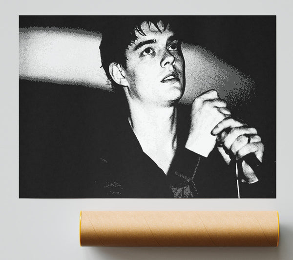 Ian Curtis B N W Giclee Print