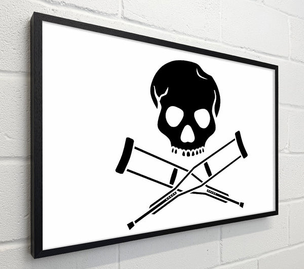 Jackass Skull n Bones B n W