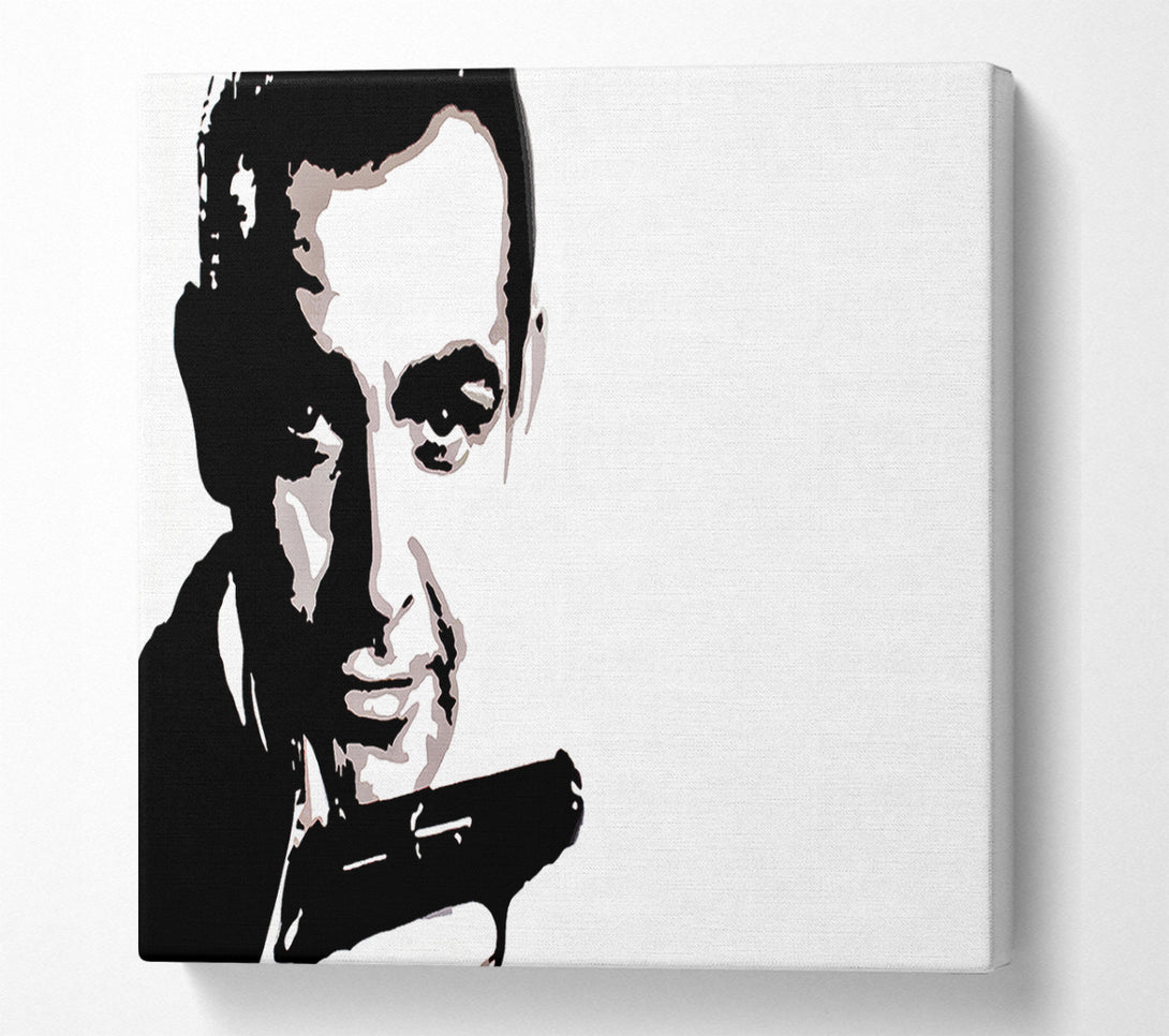 A Canvas Print of James Bond Sean Connery Canvas Wall Art