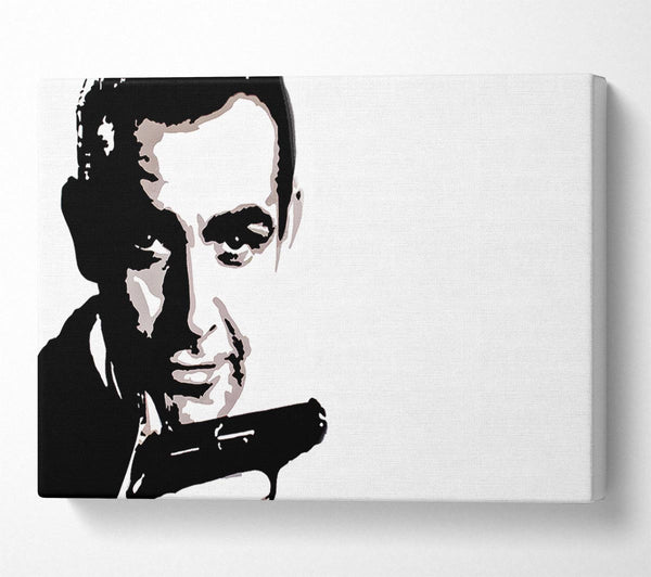  A Canvas Print of James Bond Sean Connery Canvas Wall Art