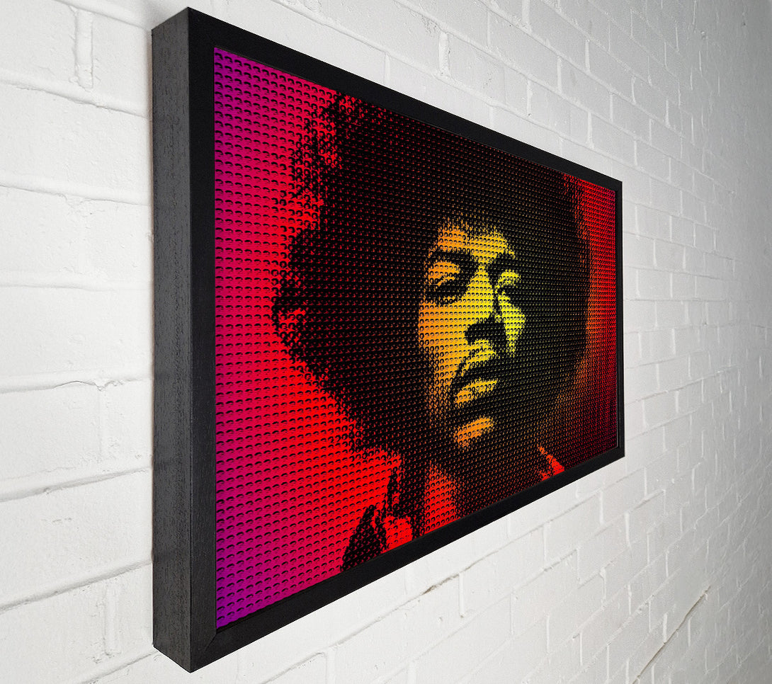  A Canvas Print of Jimi Hendrix Face Canvas Art