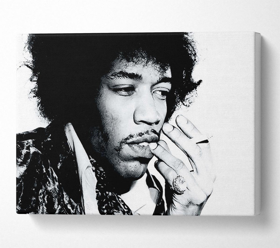  A Canvas Print of Jimi Hendrix Hey Joe Canvas Art
