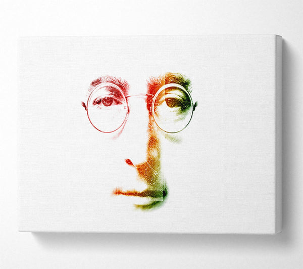  A Canvas Print of John Lennon Face Canvas Wall Art