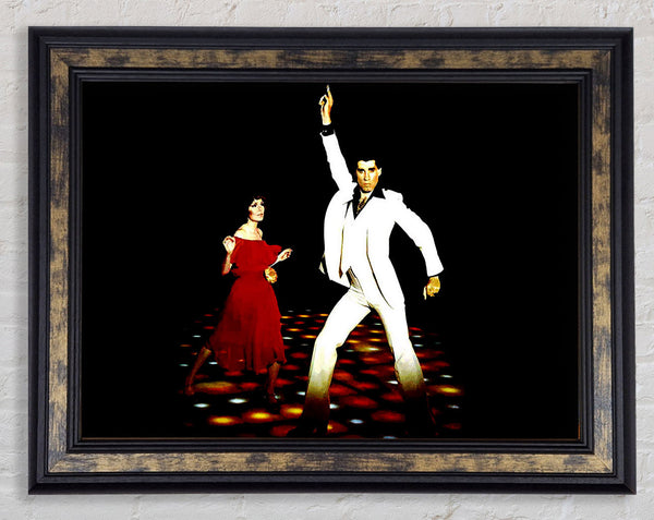 John Travolta Saturday Night Fever Framed Print