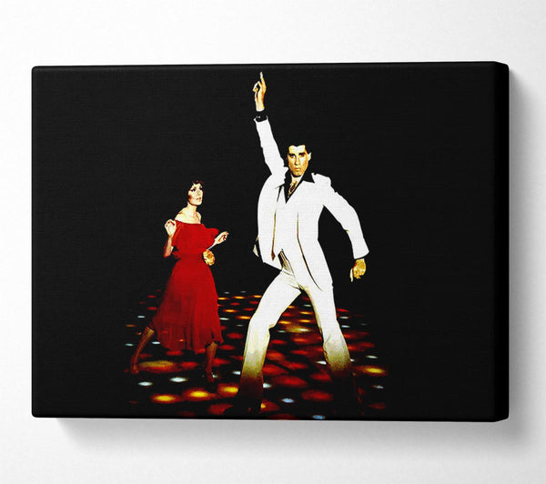  A Canvas Print of John Travolta Saturday Night Fever Canvas Art